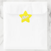 Étoile Anges Inspiration Word Art Sticker Decal (Sac)