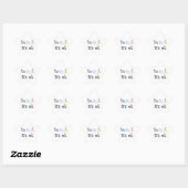 Étoile Be Silly It's ok star sticker (Feuille)