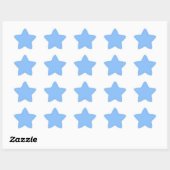 Étoile Bébé Blue Star Sticker (Feuille)