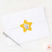 Étoile Bébé doux éléphant Anniversaire Sticker de fête (Enveloppe)