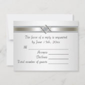 Étoile blanche de David RSVP (Devant)