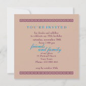 Étoile Bohème Anniversaire / Invitation Spéciale (Dos)