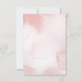 Étoile Boho Rose de David Carte de remerciements j (Dos)