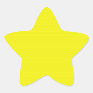 Étoile Bright Yellow Star Sticker