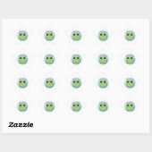 Étoile Buffering Frog Sticker Cute Blank Frog Meme Kawaii (Feuille)