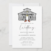 Étoile chic avec Faire-part de mariage Citrouille (Devant)