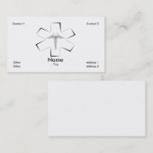 Étoile de carte de visite d'ensemble de la vie (Devant / Derrière)