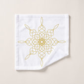 Étoile de compas d'or (Gant de toilette)