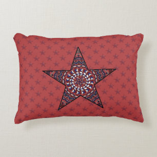 Étoile de Coussin Accent d'Indépendance