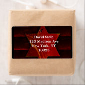 Étoile de David étiquette (En situation)