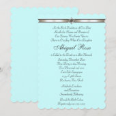 Étoile de David Invitation Bat Mitzvah de n'import (Devant / Derrière)