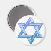 Étoile de David Magnet (Recto/Verso)