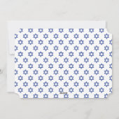 Etoile de David Shine Bright Hanoukka bleu vacance (Dos)