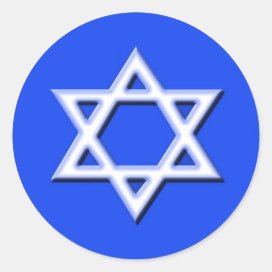 Étoile de David Sticker (Devant)