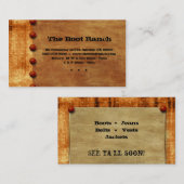 Étoile de Jean de denim de rouille de carte de (Devant / Derrière)