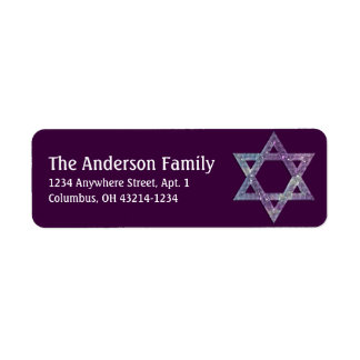 Étoile de la gloire de David Hanoukka Étiquettes d