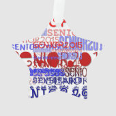 Étoile de l'aîné 2015 - ornement de rétroviseur (dos)