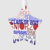 Étoile de l'aîné 2015 - ornement de rétroviseur (devant)