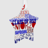 Étoile de l'aîné 2015 - ornement de rétroviseur (devant)