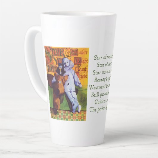 ÉTOILE DE L'ÉTONNEMENT Tall Latte Mug (Angle gauche)