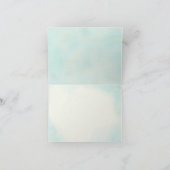 Étoile de mer aqua et ruban Merci (Intérieur)