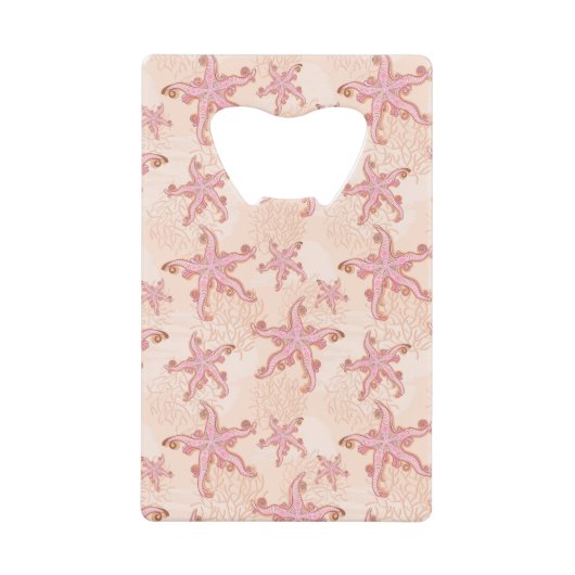 Étoile de mer et pastel rose corail (Devant)