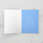 Étoile de mer Hydrangea bleu Merci La fête de mari (Intérieur)