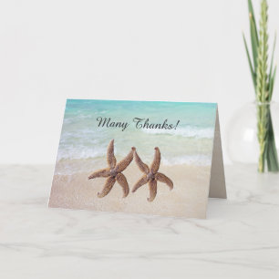 Étoile de mer mariage au bord de la mer Merci beau