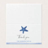 Étoile de mer | MERCI BABY SHOWER (Outside Unfolded)