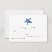 Étoile de mer | Ocean Wedding RSVP (Devant)