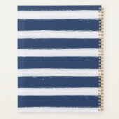 Étoile de mer rayée de bleu marine et blanc (Dos)
