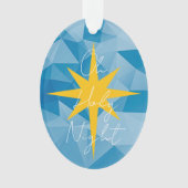 Étoile de Noël OH SAINTE NUIT Bébé Jésus Naissance (devant)