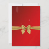 Étoile De Nuit Starry En Rouge Invitations Anniver (Dos)