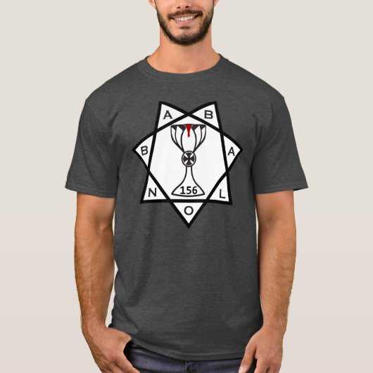 Étoile de T-shirt de logo de Babalon (Devant)