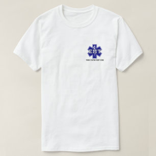 Etoile De Vie Personnalisée Blanc EMS, T-shirt EMT