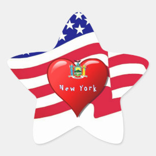Étoile Découvrez New Youk Sticker