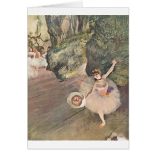 Étoile d'Edgar Degas de ballet avec le pastel des