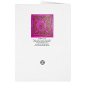 ÉTOILE DU MATIN Rose, Fuchsia Noir, Monogramme (Dos)