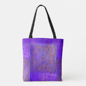 ÉTOILE DU MATIN, Sac fourre-tout bleu violet (Dos)