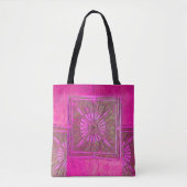ÉTOILE DU MATIN, Sac Fuchsia roseTote (Devant)
