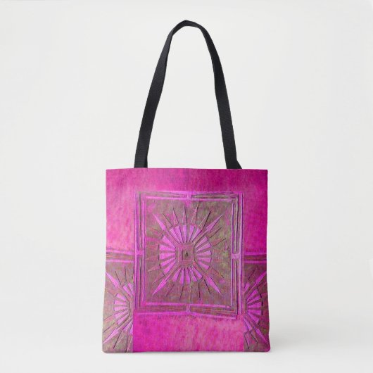 ÉTOILE DU MATIN, Sac Fuchsia roseTote (Devant)