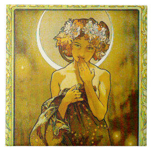 Étoile du soir - grand carreau de céramique