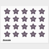 Étoile Écrit dans le Sticker Star Constellation Stars (Feuille)