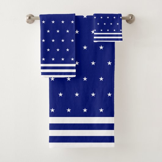 Étoile Élégante Bleu et Blanc (En situation)