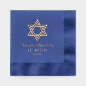 Étoile élégante simple de David #1 Bat Bar Mitzvah (Recto)