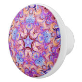 Étoile en céramique de kaléidoscope de bouton de (Droite)