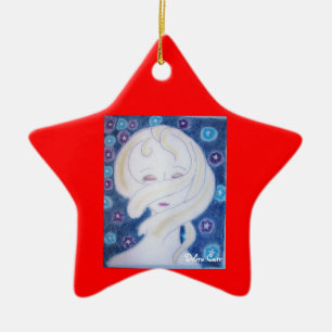 Étoile En Céramique Je ressens mon ornement étoilé Univers
