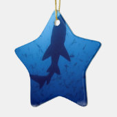 Étoile En Céramique Ornement d'attaque de requin (Gauche)