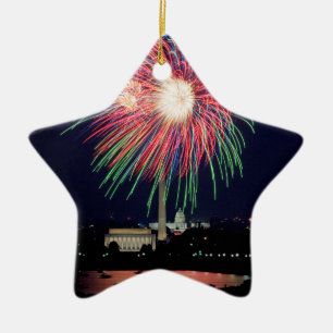 Étoile En Céramique Ornement de feux d'artifice