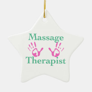 Étoile En Céramique Ornement de la main de guérison